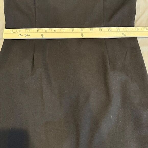 NWT Sugar + Lips Virgo Tassel Mini Dress Black Zip Back Adjustable Straps Medium - Picture 11 of 13